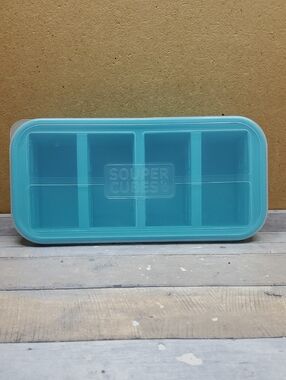 Souper Cubes 4 - 1 Cup Silicone Freezer Mold with Lid